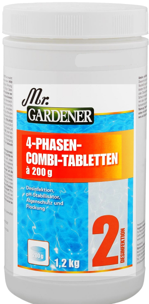 1,2kg Mr.Gardener 4 Phasen Combi-Tabletten