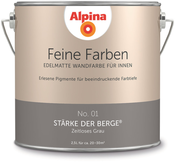2,5L ALPINA Feine Farben Stärke der Berge No.01