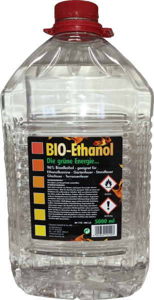 5L Bio-Ethanol 96% Die grüne Energie mit Bitrex
