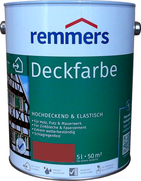 5L Remmers Deckfarbe Skandinavisch Rot