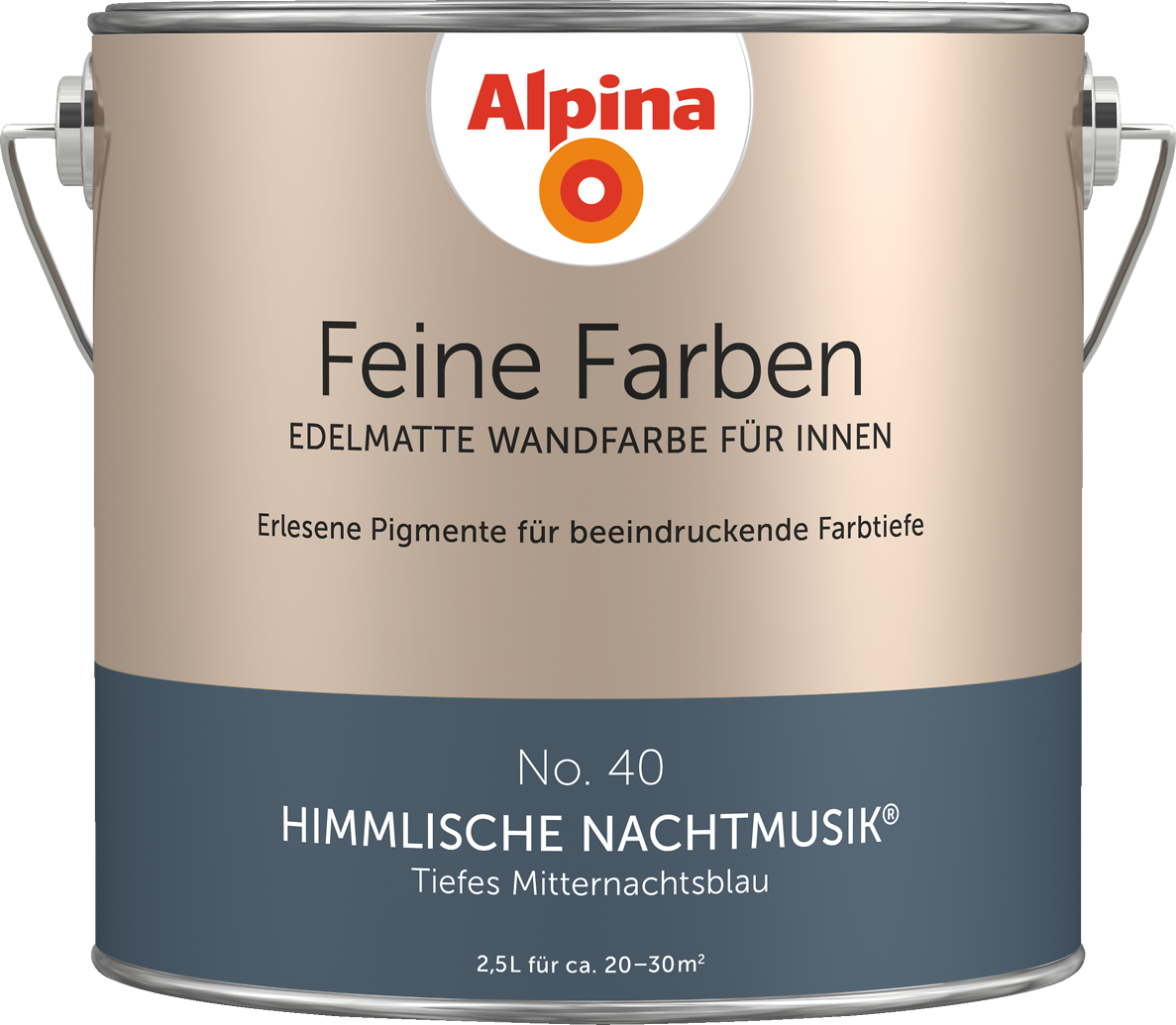 Alpina 2,5 Liter Feine Farben, Edelmatte Premium-Wandfarben