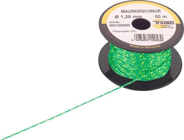 50m Profi-Maurerschnur 2mm grün