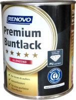 750ml Renovo Premium Buntlack glänzend 9900 Schwarz